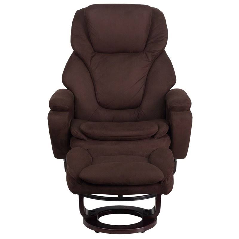 Brown Microfiber Recliner P106