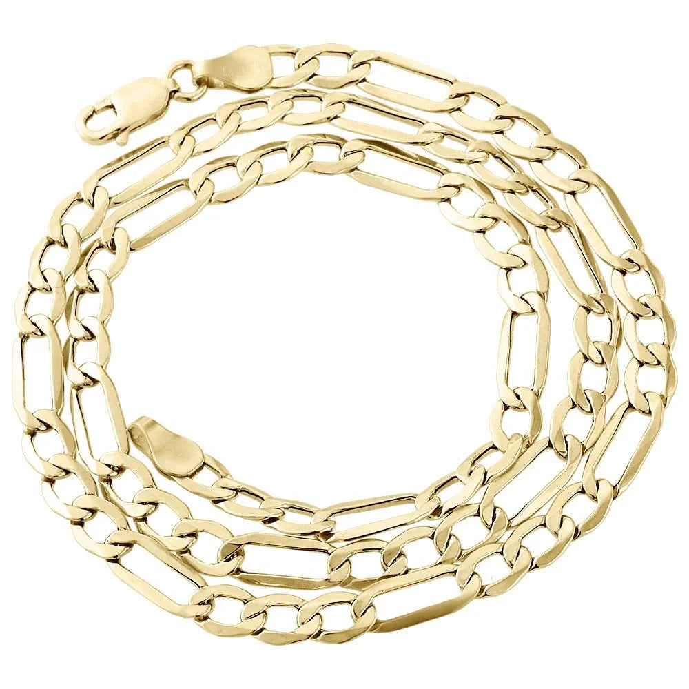 22 Inches 5.0mm Figaro Chain Necklace R46756