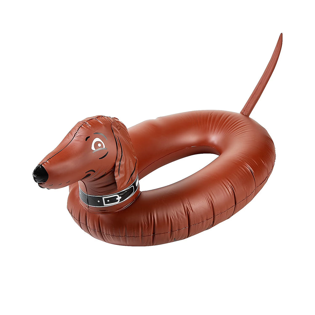 Inflatable Wiener Dog Pool Raft H95846