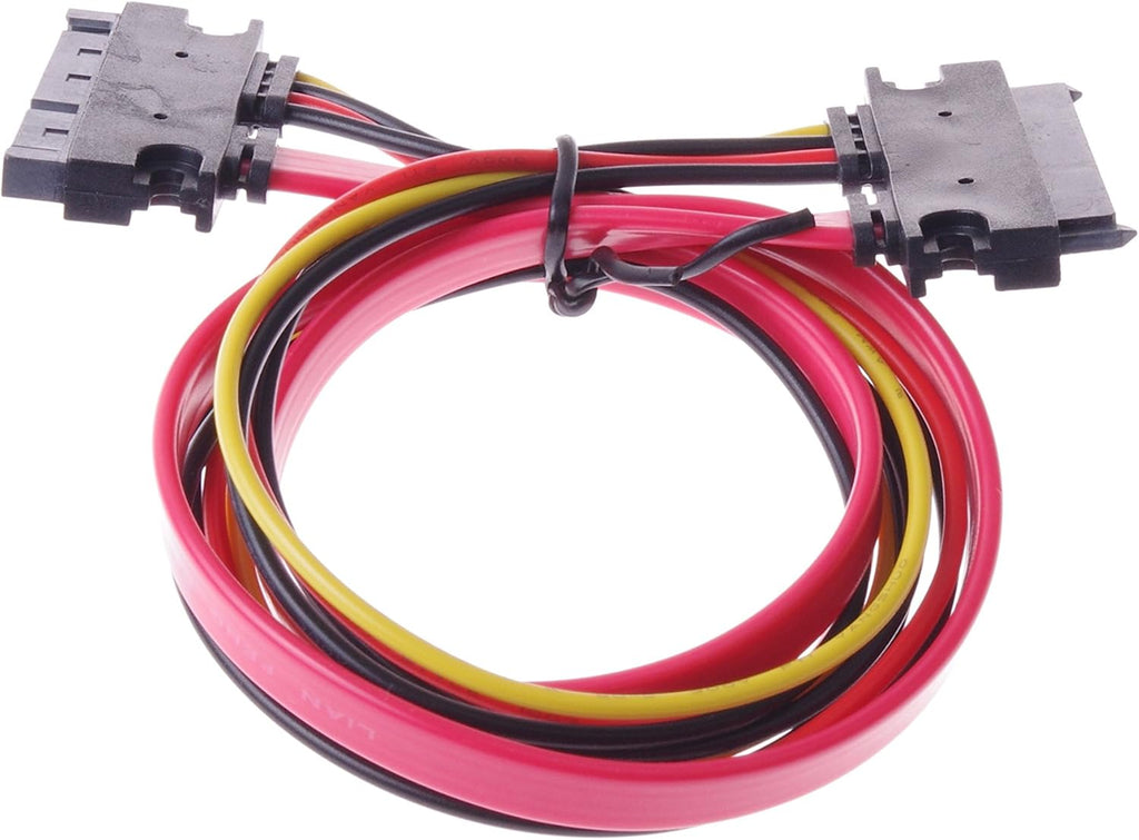 22-pin Sata Male to Female Data and Power Combo Extension Cable - 20inch M820