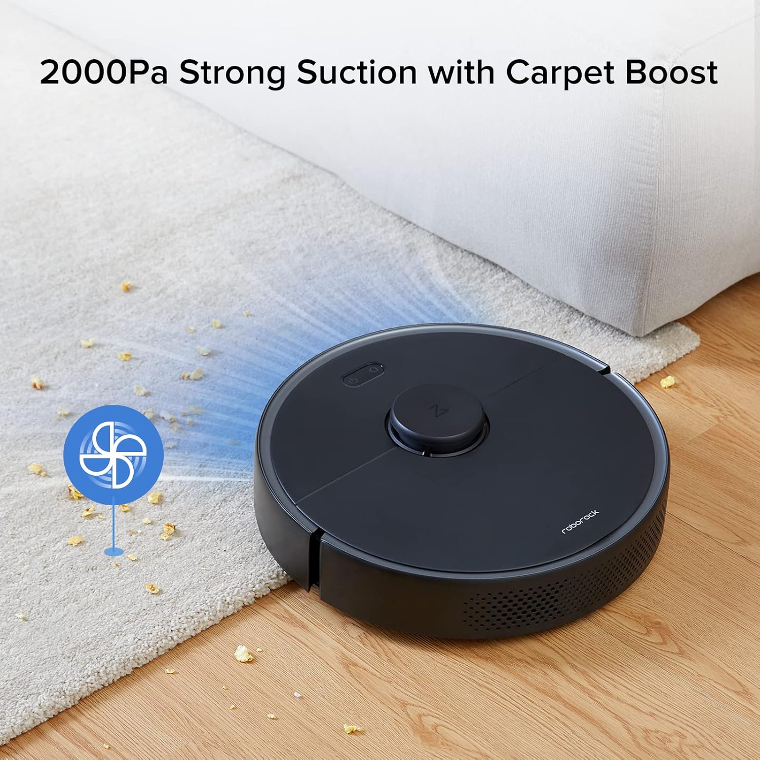 Robot Vacuum with Lidar Navigation, 2000Pa Strong Suction I36513