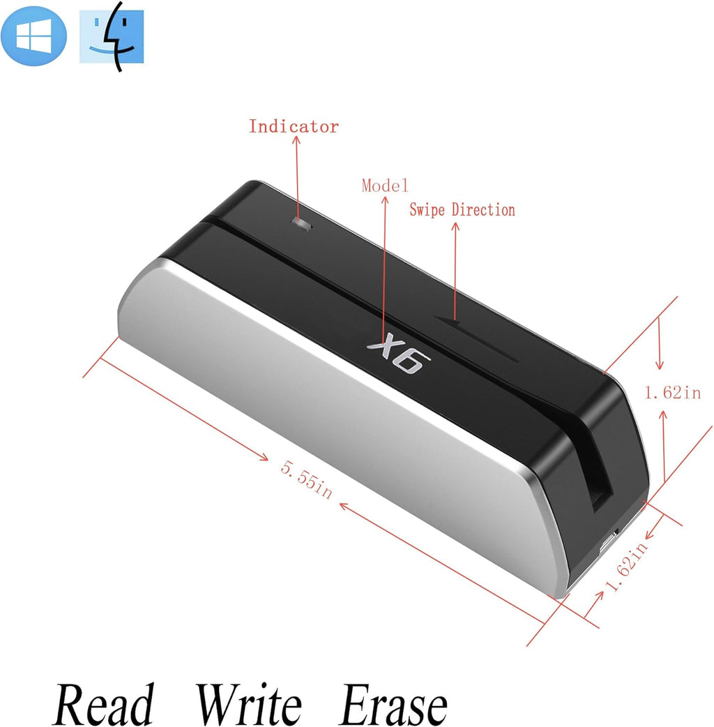 Smallest USB 3 Card Reader Writer Encoder H2559