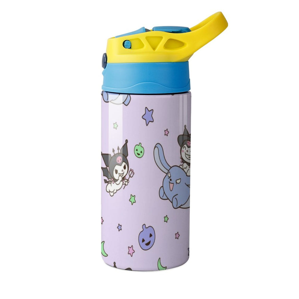 Children's Vacuum Insulated Stainless Steel Water Bottle With Straw C39065