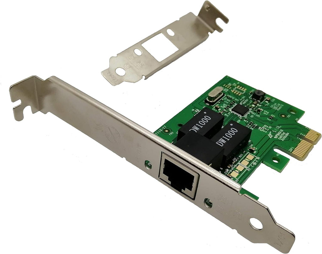 Gigabit PCI Express Ethernet Network Interface Card with Low Profile Bracket, Pack of 2 W812