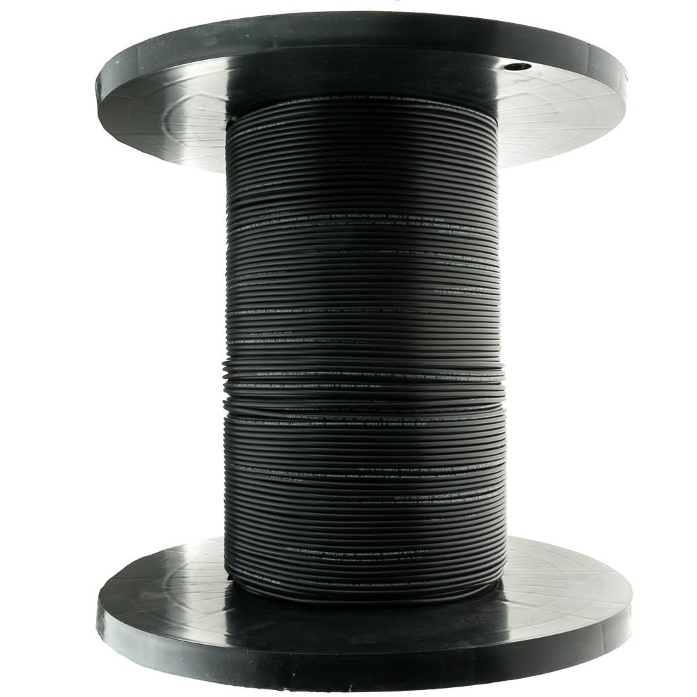 1000ft Black Outdoor Multimode Fiber Optic Cable Z153