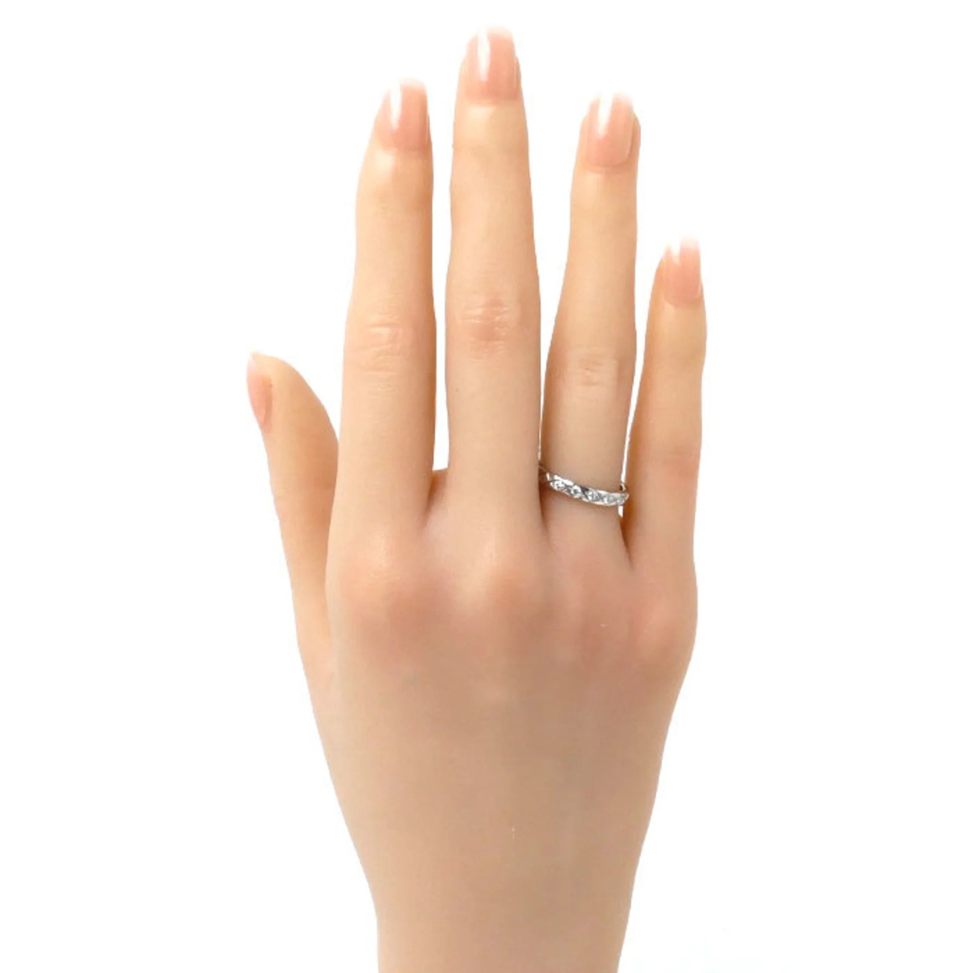 Platinum Diamond Ring W609