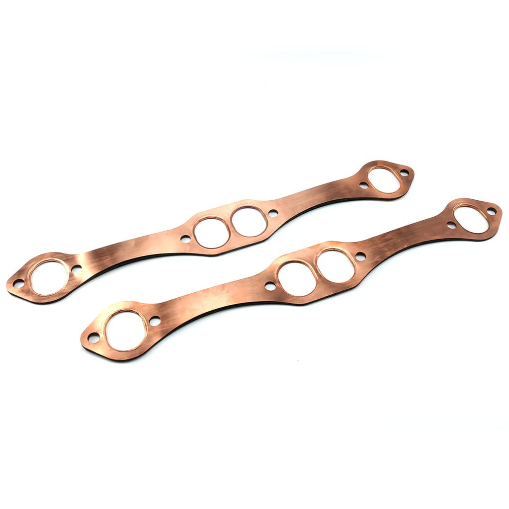 Oval Port Copper Exhaust Gaskets for Chevy SB 327 305 383 I234533