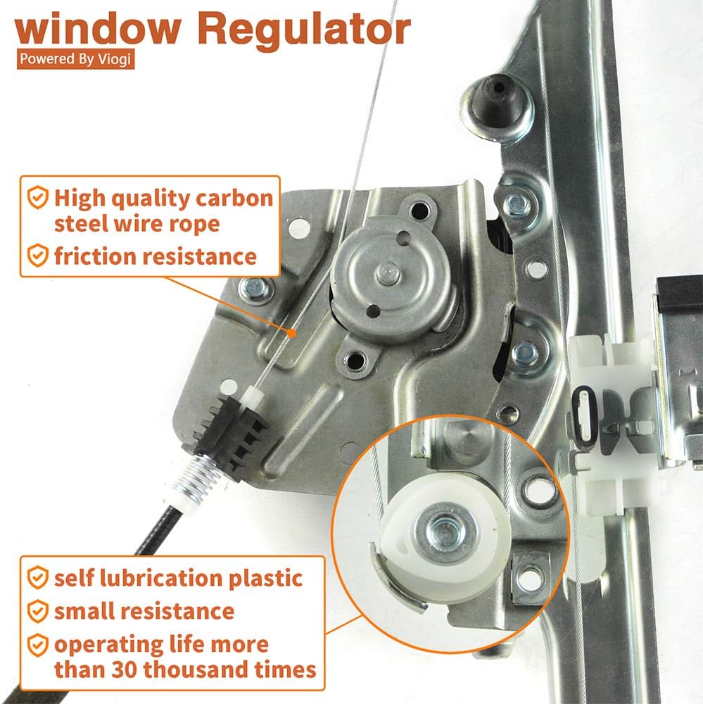 Window Regulator And Motor Assembly Pack of 2 H5034