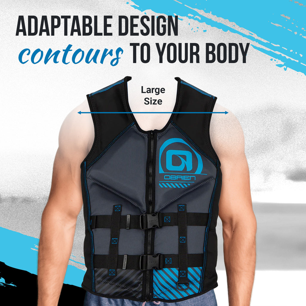 Men's Recon Life Jacket with Split Back Panel, Blue J9591