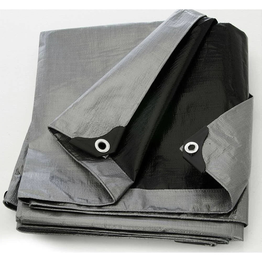 50 x 100 Silver/Black Tarp X763939