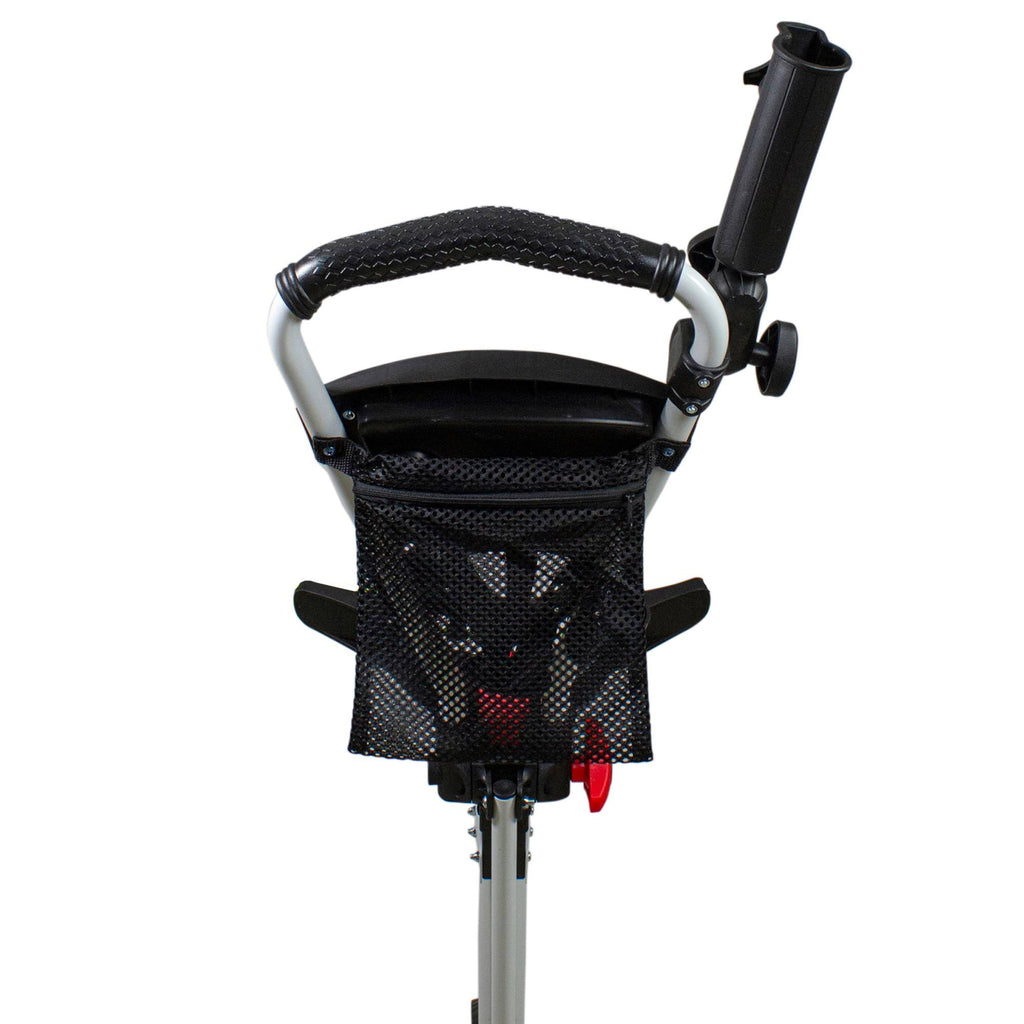 48x22 White and Black 3 Wheel Golf Bag Push Cart F105384