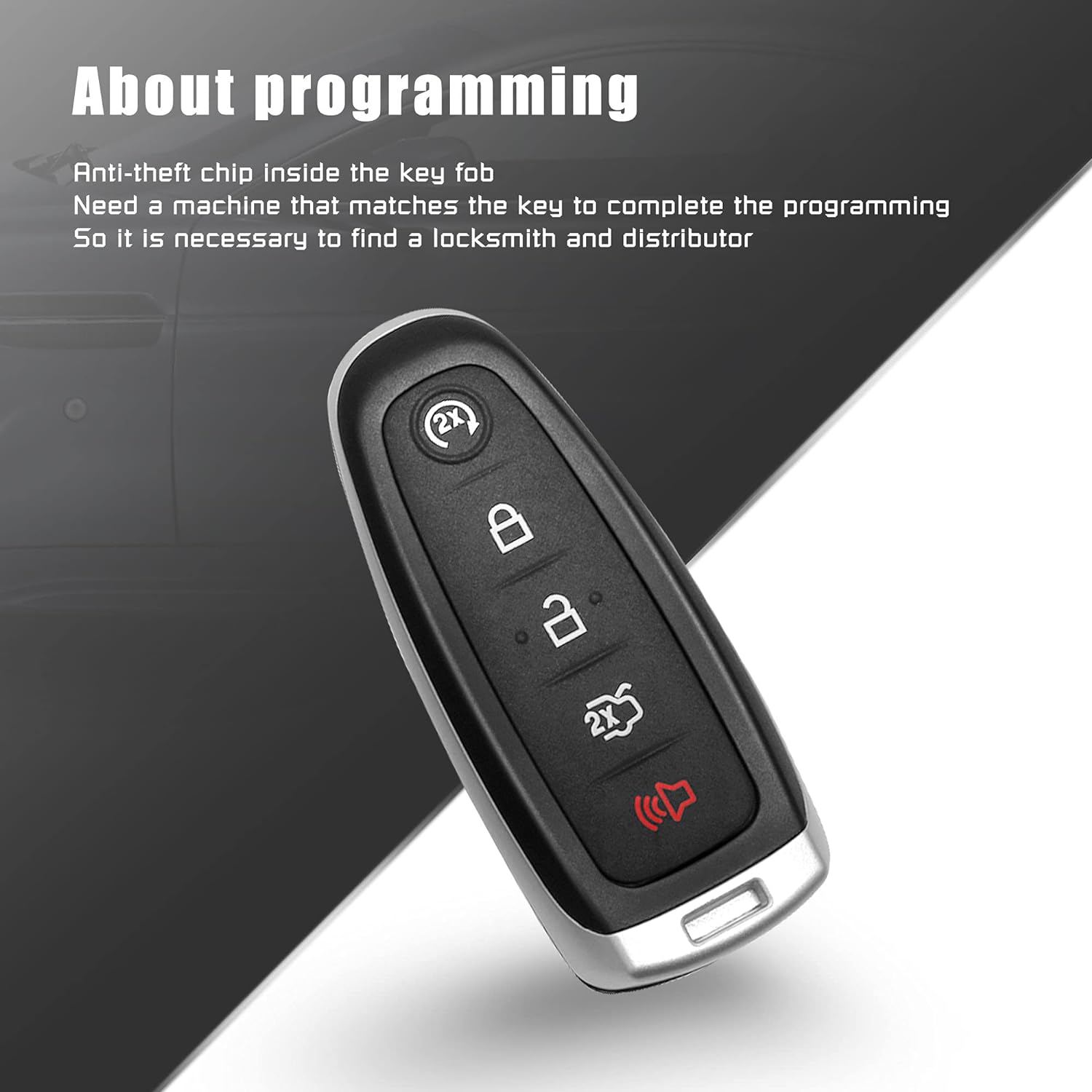 Keyless Entry Remote Car Key Fits for Ford Edge Explorer Flex Taurus Focus Lincoln MKT MKX MKS Navigator K3804