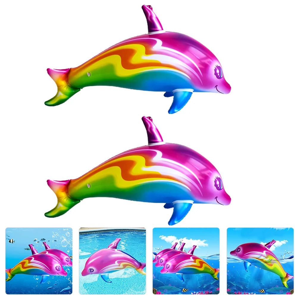 2pcs Inflatable Dolphin Toys P436