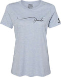 Gray Short Sleeve Women's T-Shirt Y727422