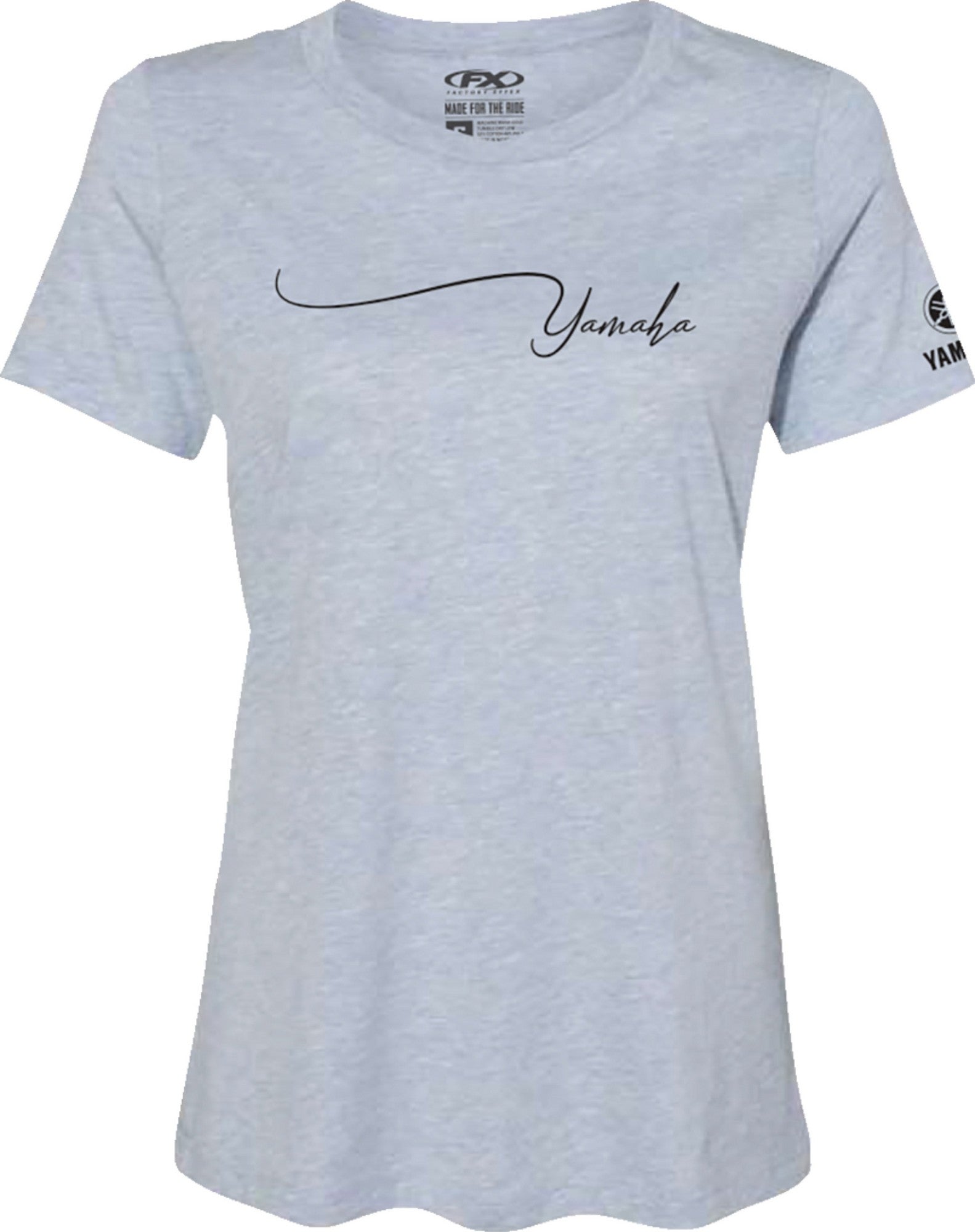 Gray Short Sleeve Women's T-Shirt Y727422