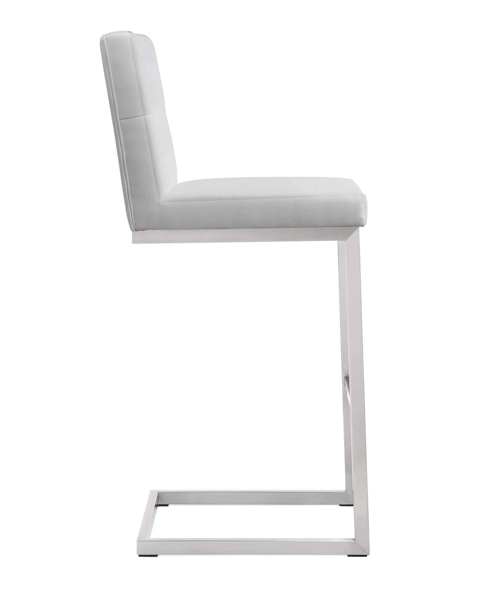 Light Grey Steel Barstool (Set of 2) A737246