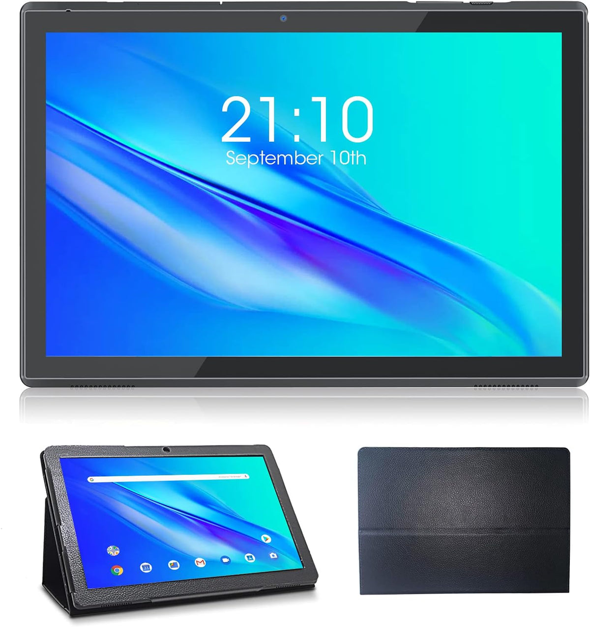 10 Inch Android Tablet with Case, 3GB RAM 32GB ROM, Dual Camera D78739