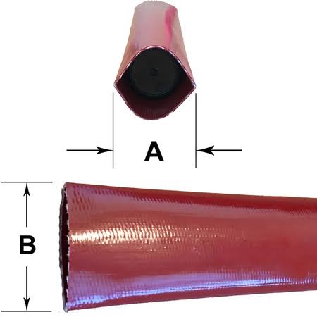 High Pressure Red Lay Flat Discharge Hose U36609