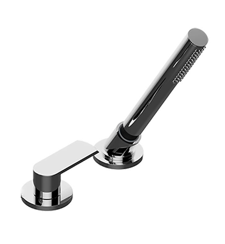 Olive Bronze Contemporary Deck Mounted Handshower and Diverter Set B672253