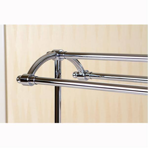 Satin Nickel Pedestal Towel Rack I406