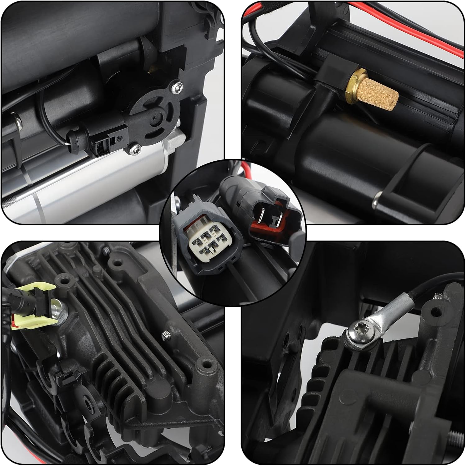 Air Suspension Compressor Pump with Bracket H36504