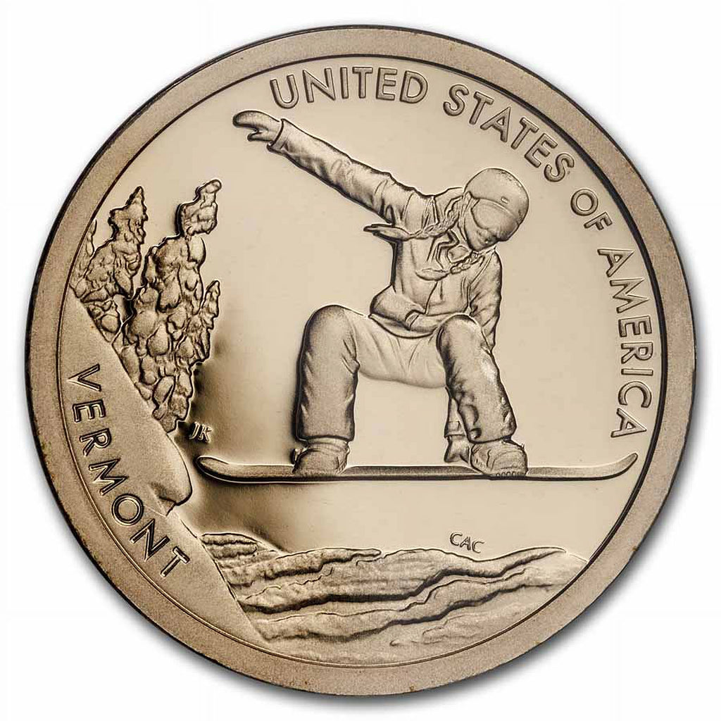 American Innovation $1 Snowboarding Coin J629337