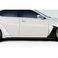 Fiberglass Side Skirts Rocker Panels, Signature Black - 2 Piece R42869