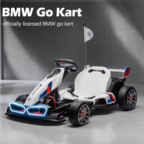 White Electric Drift Go Kart with 600W Motor G4851