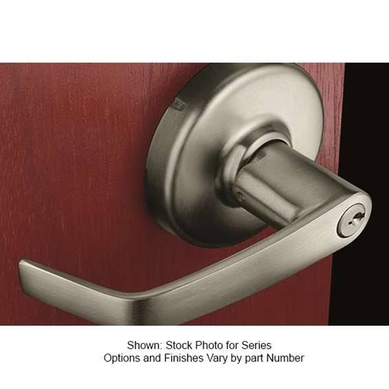 Bright Chrome Cylindrical Lock L579