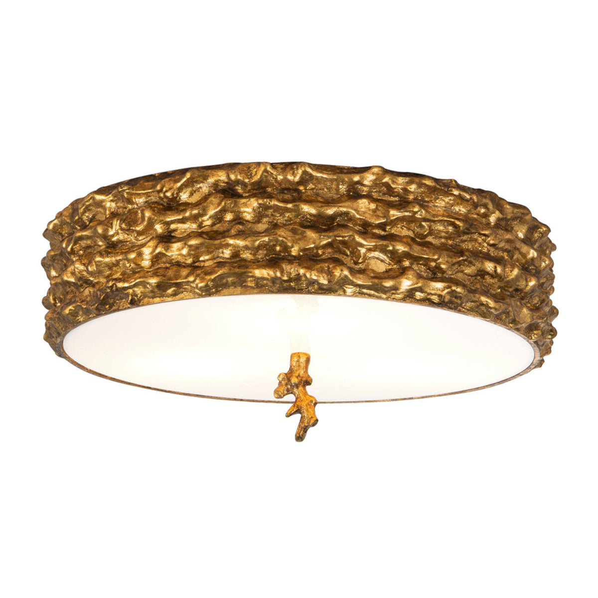 Gold 3-Light Flush G40916