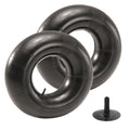 (2) Tire Inner Tubes 15x6x6 TR13 Straight Valve Stem O58660