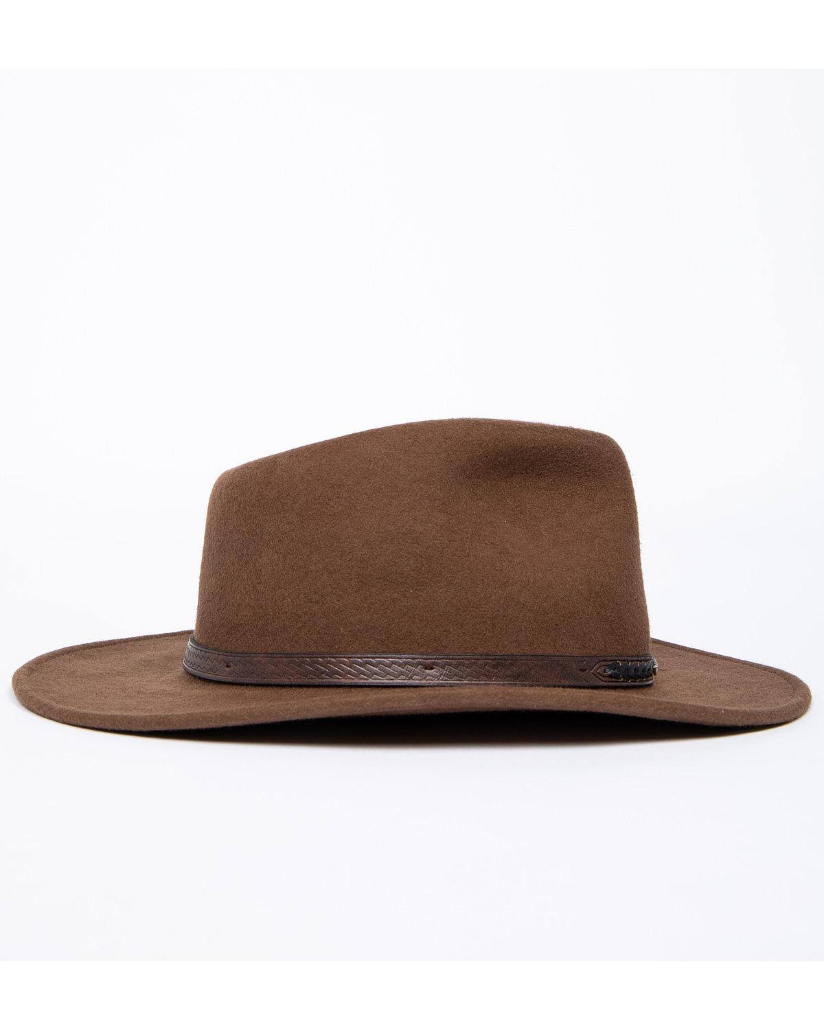 Pecan Felt Hat J7722