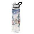 32oz Tritan Water Bottle with Straw Leakproof BPA Free Clear Z95910