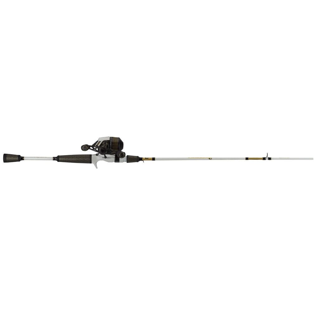 White Gold and Black Spincast Combo K55488