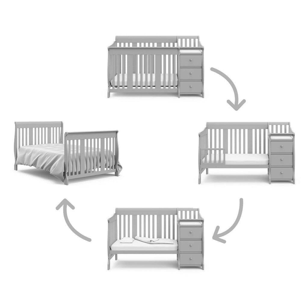 4 in 1 Convertible Crib Changer White V29158