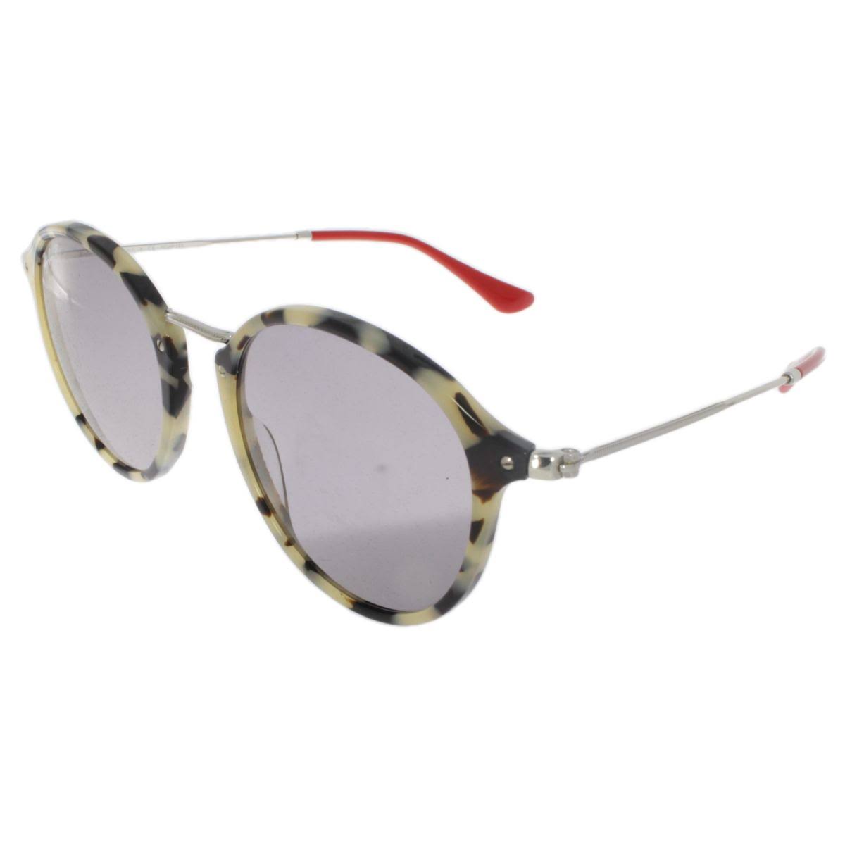 Beige Havana Grey Polar Round Sunglasses 52 mm G60015