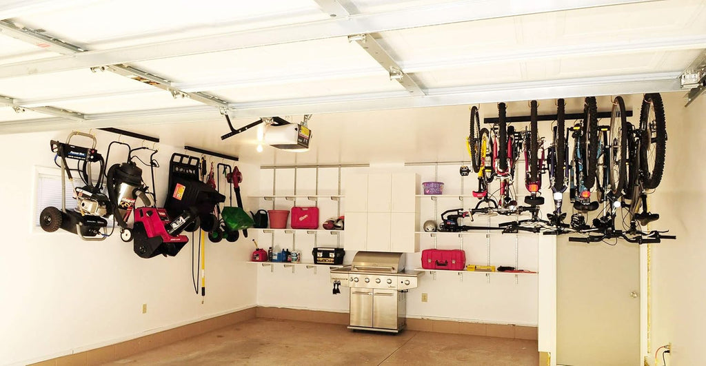 Adjustable Overhead Garage Ceiling Storage Rack Pack of 2 U47875