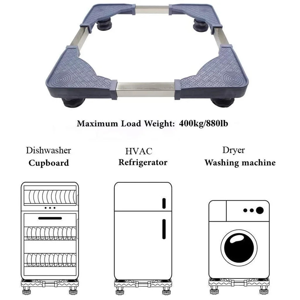 Mini Dryer Washer Conditioner with Adjustable Lifting Feet B64364