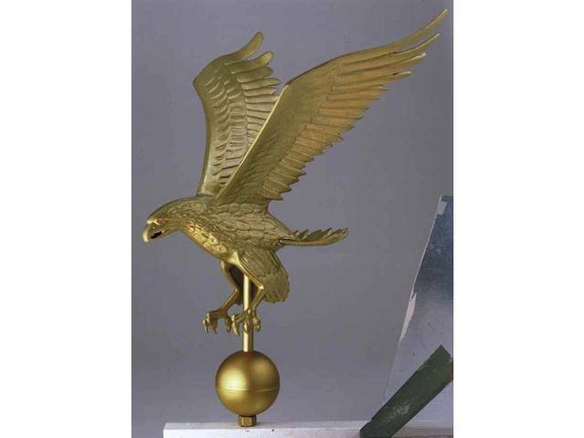 Gold Bronze Flagpole Eagle Y5944