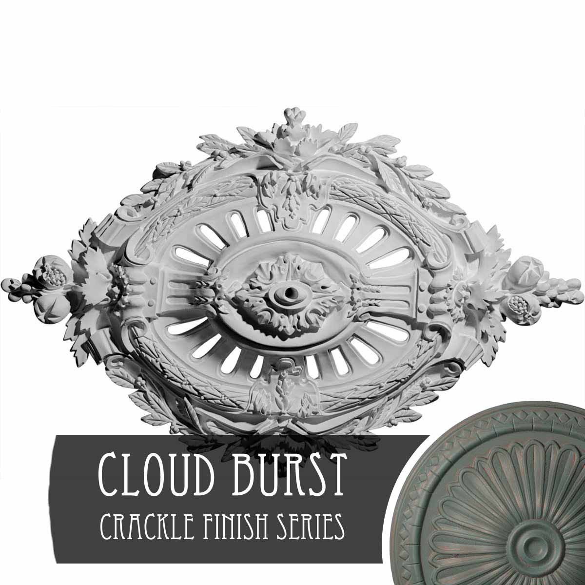 Hand-Painted Ceiling Medallion A15944