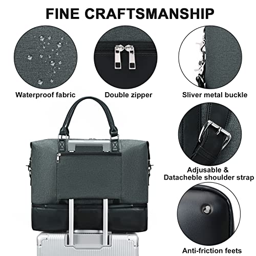 Travel Weekender Bag with Shoe Compartment X29457