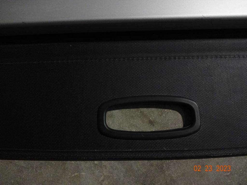 Black Retractable Cargo Cover Q6470