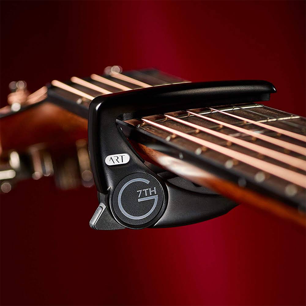 Black Capo for 6-String Guitar I667976