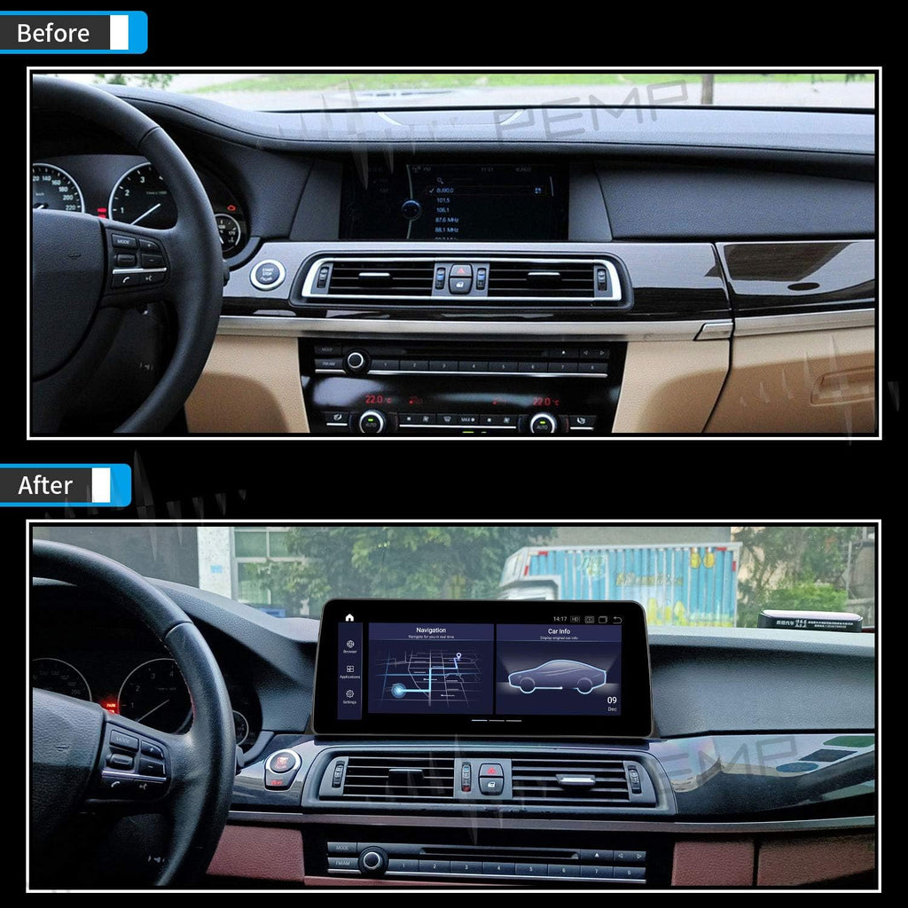 12.3" Android 11 Carplay Screen for BMW 5 Series CIC H7334