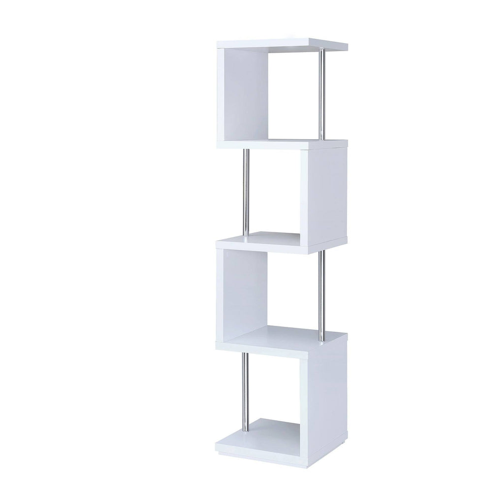 Black 4-Tier Bookcase M232