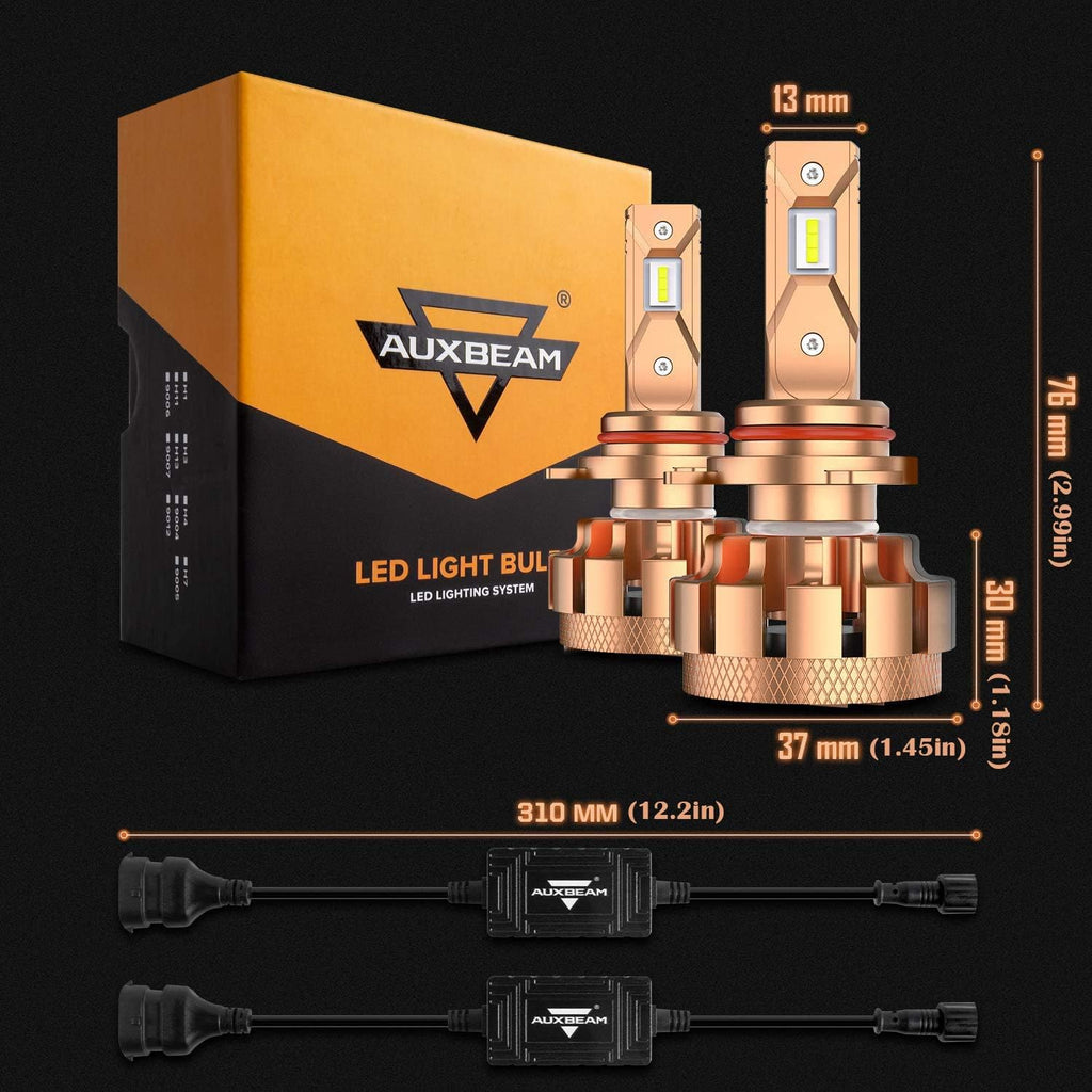 9012 LED Bulbs 70W 7000lm 2 Pcs Conversion Kits S297