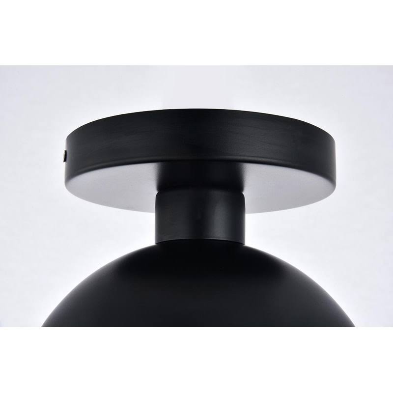 Clear Glass 1-Light Flush Mount Chrome R414280