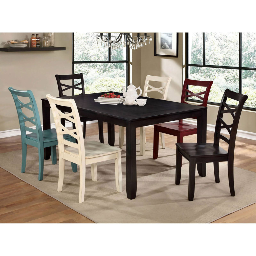 Red & Blue Side Chair Set of 2 A239