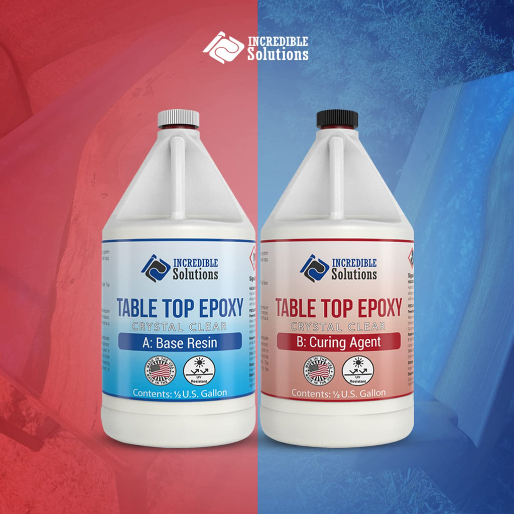Crystal Clear Cast Tabletop Epoxy, 1 Gallon Pack of 2 H1547