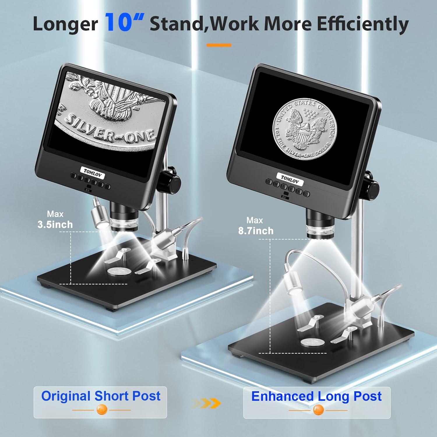 Adjustable Holder Post Support Bracket for Digital Microscope T950083